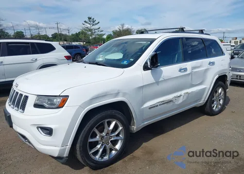 2014 Jeep Grand Cherokee Overland из США, поврежденный, VIN 1C4RJFCG9EC329429